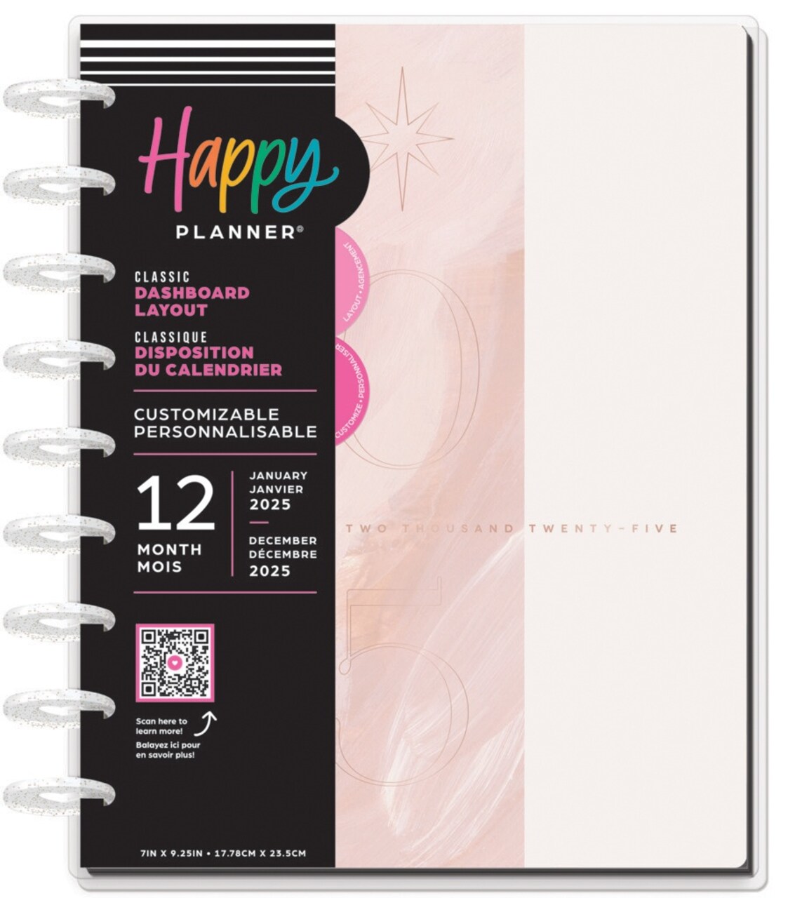 Happy Planner Classic 12-Month Disc Bound Planner-Everyday Magic; Jan '25 - Dec '25